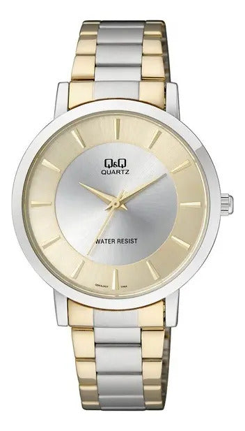 Reloj Q&q Metal Q944j401 40mm - Plateado/dorado Plateado