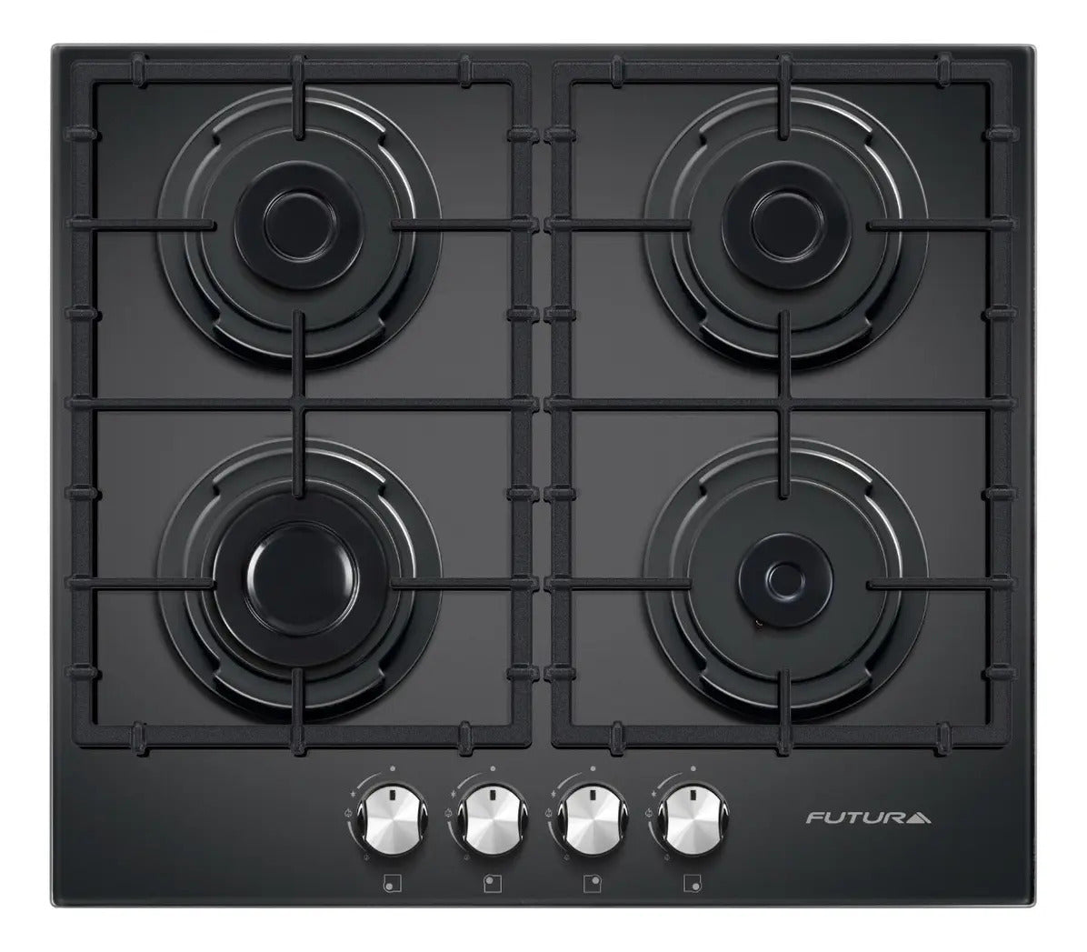 Anafe A Gas Futura Vidrio 60cm Fut-a60vg - Negro