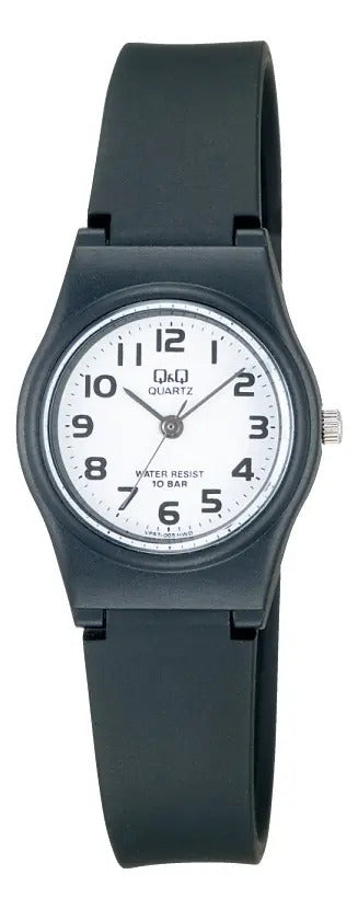 Reloj Q&q Silicona Dama 24mm Vp47j005y - Negro