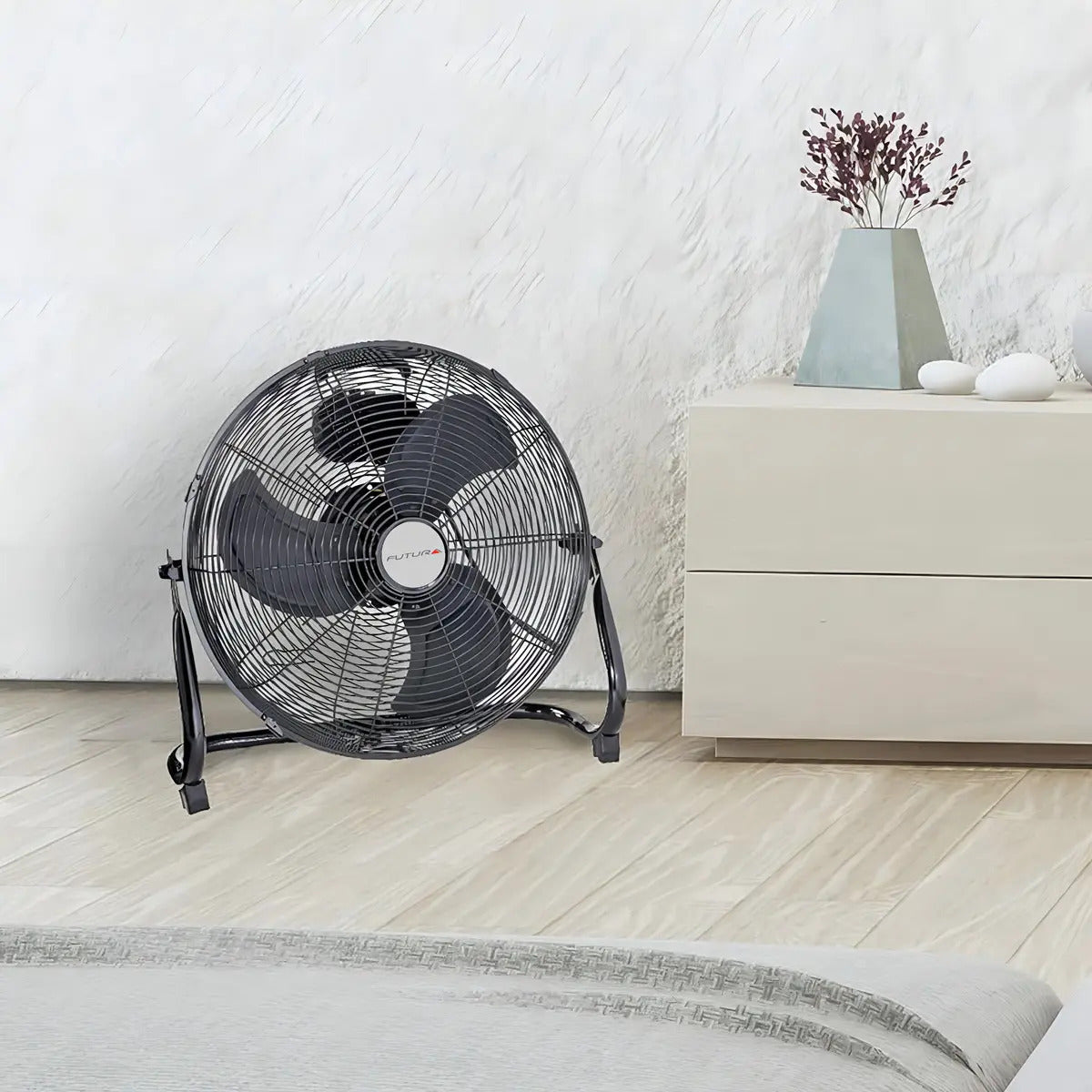 Turbo Ventilador Industrial Metálico 50cm Futura - Negro Negro Metal 3
