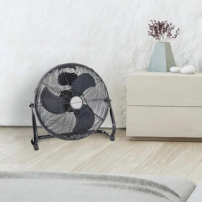Turbo Ventilador Industrial Metálico 50cm Futura - Negro Negro Metal 3