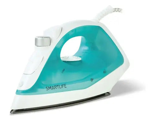 Plancha A Vapor Smartlife 1.200w Sl-pl2361bf - Blanco/turquesa