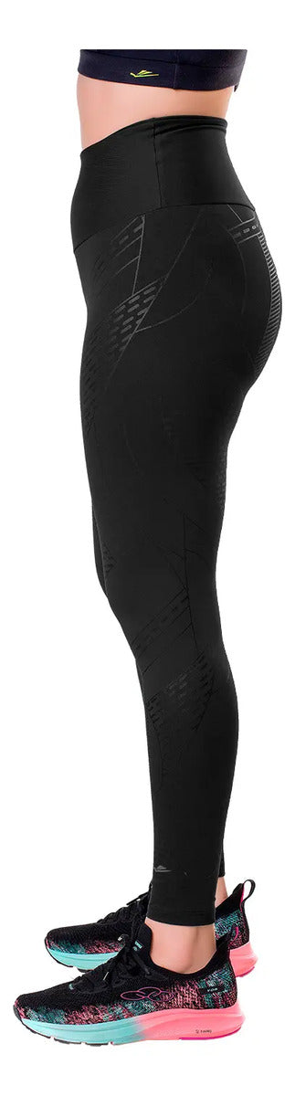 Calza Deportiva Dama Diseño Suplex Elite - Negro S