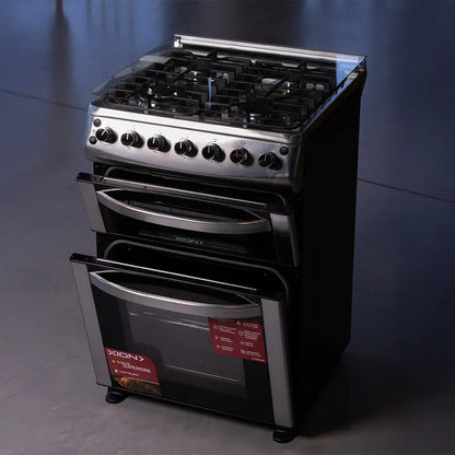 Cocina Xion Doble Horno Combinada Inox Xi-co6020dx Acero Inoxidable