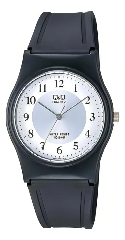 Reloj Q&q Silicona Hombre 33mm Vp34j012y - Negro
