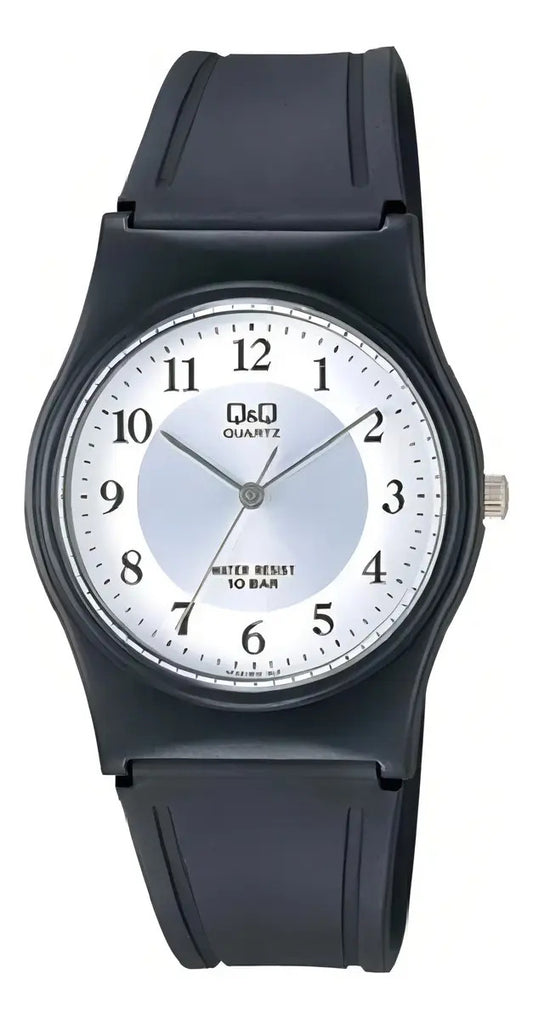 Reloj Q&q Silicona Hombre 33mm Vp34j012y - Negro