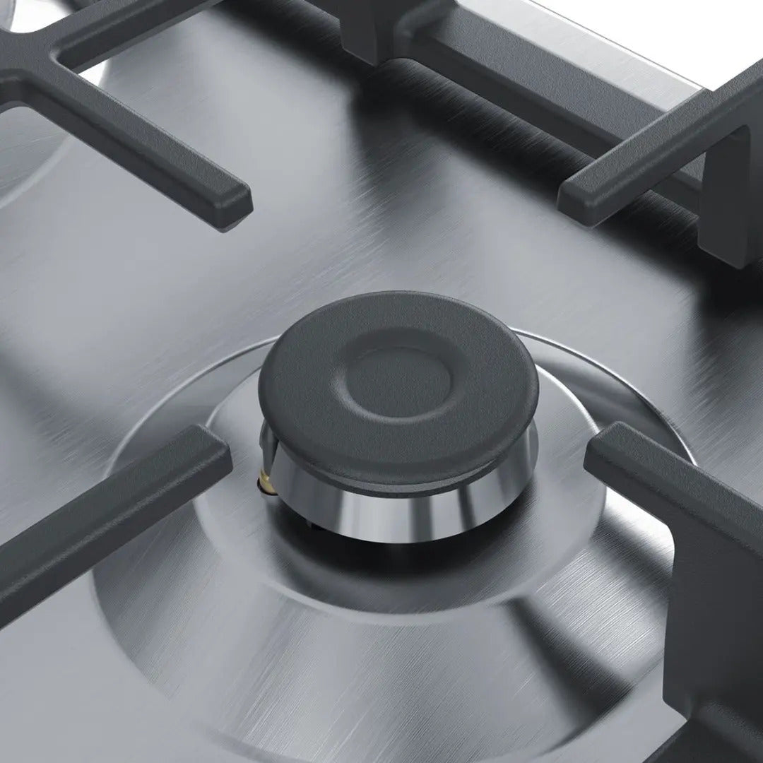 Anafe A Gas Bosch 60cm Inox Pgh6b5b90 - Acero