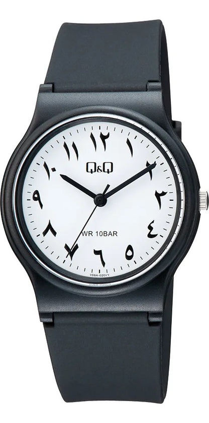 Reloj Q&q Silicona Hombre 34mm V06a-020vy - Negro