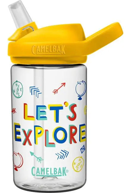 Botella Eddy Plus Kids Let's Explore Niños 400ml Camelbak Qo Explorer/amarillo