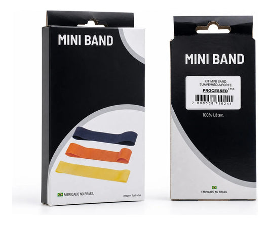 Kit 3 Bandas Mini Band Suave/media/fuerte Rhino - Varios