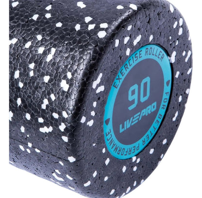 Rodillo De Masaje Livepro Epp 90 Cm X 15 Cm - Negro