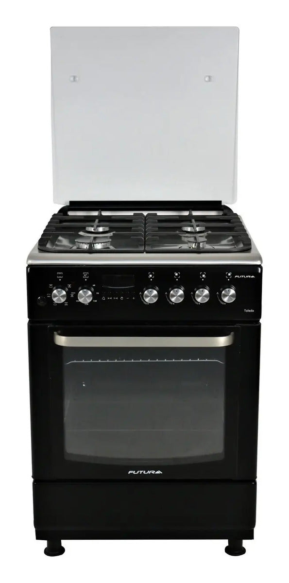 Cocina Combinada Futura 60x60 Toledo Fut-60cm4b - Negro