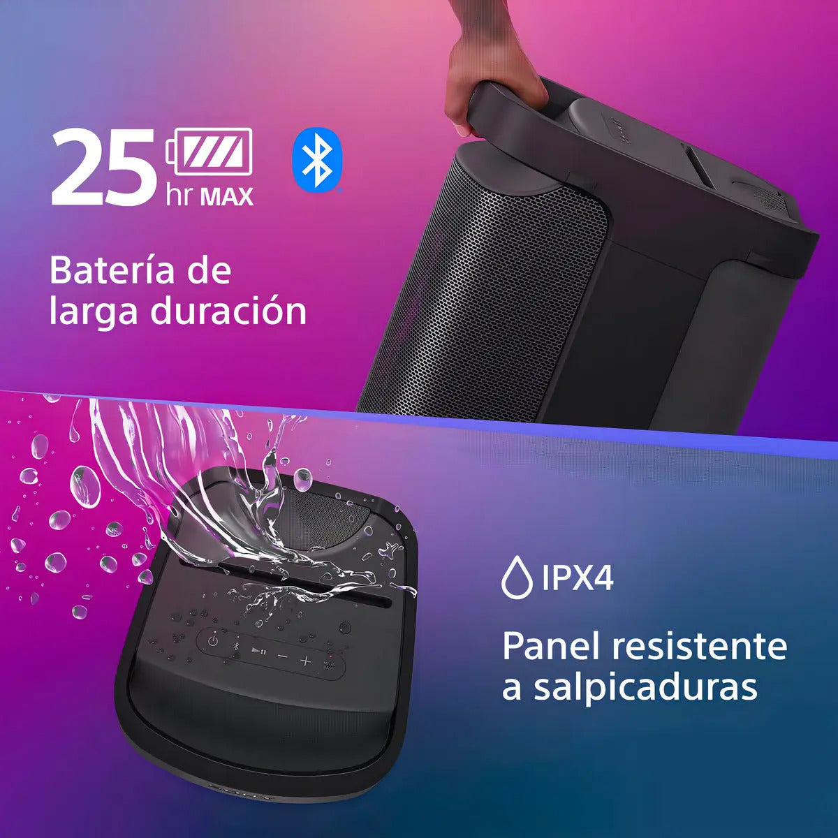 Parlante Inalámbrico Portátil Sony Srs-xp700 - Negro