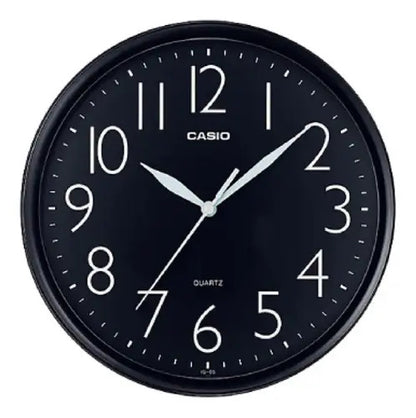 Reloj Casio Iq-05-1d De Pared Redondo - Negro (1) Negro