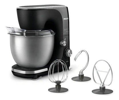 Batidora Planetaria Bowl Acero 5 L 800w 12 Vel Hr7922/90 Qof Negro