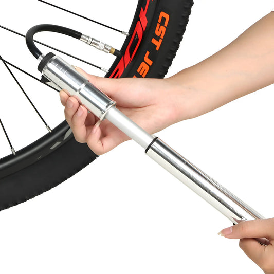 Inflador Bicicleta Pelota Aluminio Inbike Mp322 - Negro