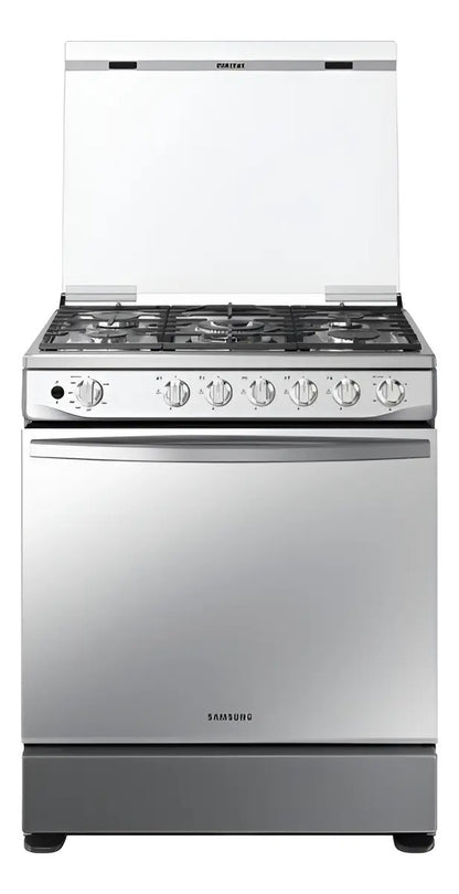 Cocina Samsung A Gas 5 Hornallas 115 L Inox Sanx52a7422cs Qo Espejado