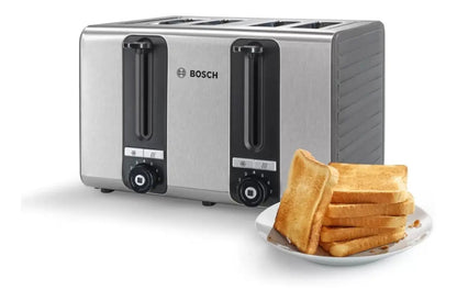 Tostadora Bosch 4 Panes 1800w Inox Tat7s45