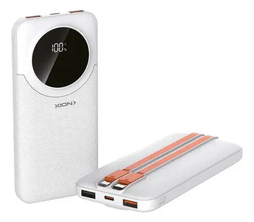 Power Bank Cargador Portátil Xion Usb/usb-c 10.000 Mah Blanco