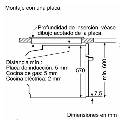 Horno De Empotrar Bosch Hrg5785s6 Serie 6 C/vapor - Gris