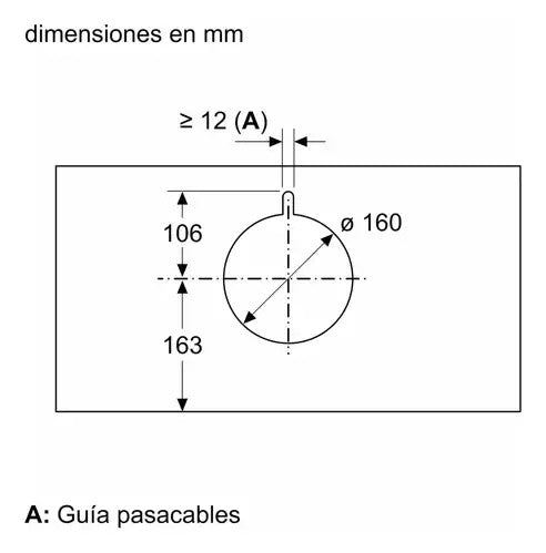 Campana De Integración Empotrar Bosch 90cm Digital - Negro