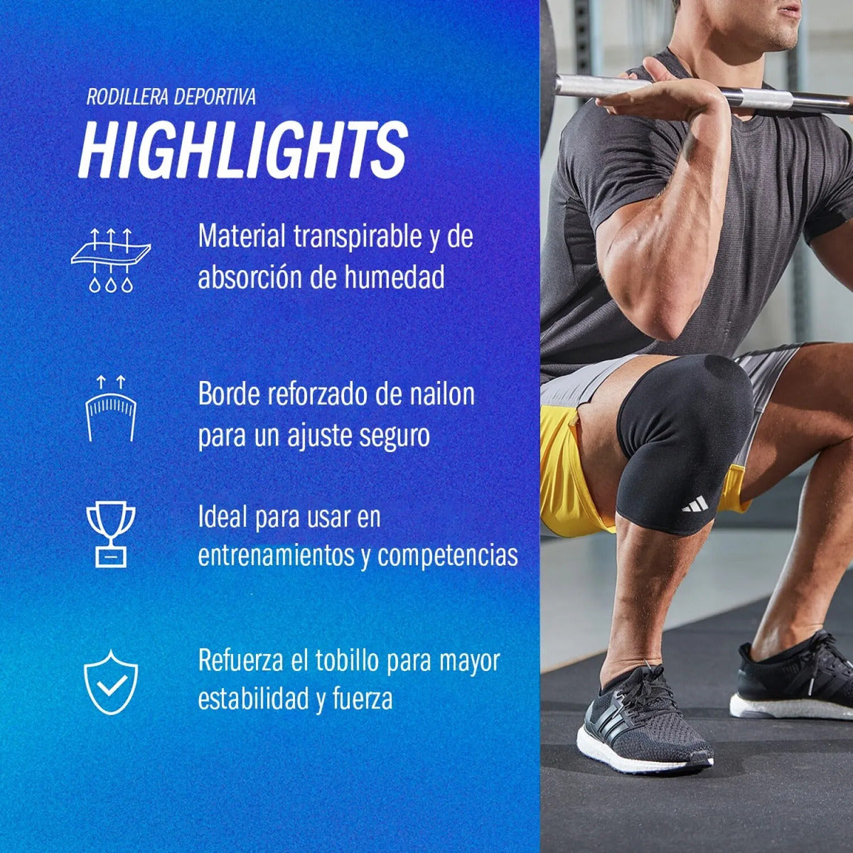 Rodillera Deportiva adidas S