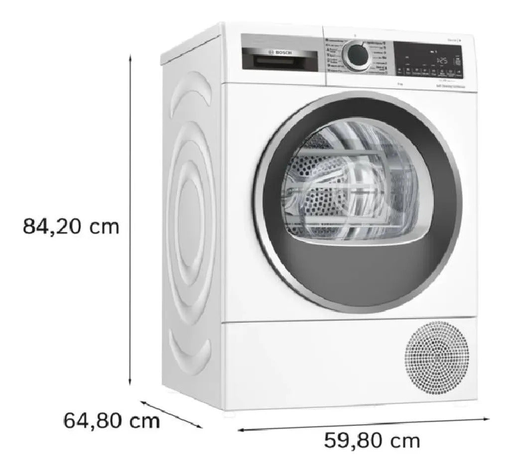 Secarropas Bosch Bomba De Calor 9kg Wqg245d1es - Blanco