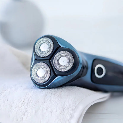 Afeitadora Ufesa Inalámbrica Recargable Dual Blade - Azul