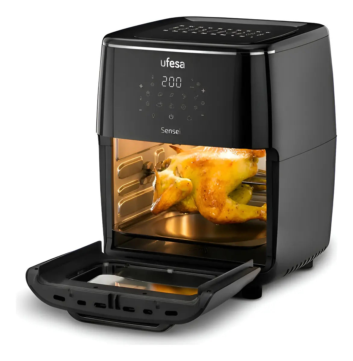 Freidora De Aire Ufesa Sensei Digital 12 L 1700w - Negro