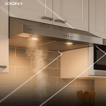 Purificador Y Extractor Xion Acero Inox 60cm Xi-ec320 Gris