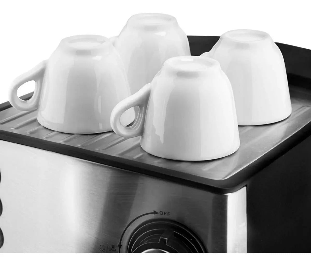 Cafetera Expresso Ufesa Automatica Y Cápsulas - Negro/plata