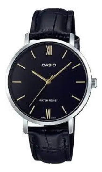 Reloj Casio Cuero - Ltp-vt01l-1budf - Negro