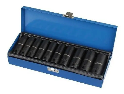 Juego De Dados De Impacto Foreman De 1/2 10pcs