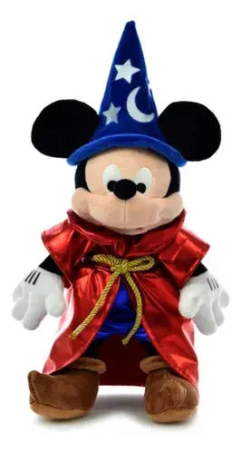 Peluche Mickey Mouse Mago 20 Cm Phi Phi Toys - Azul, Rojo, Negro, Blanco, Marrón Claro