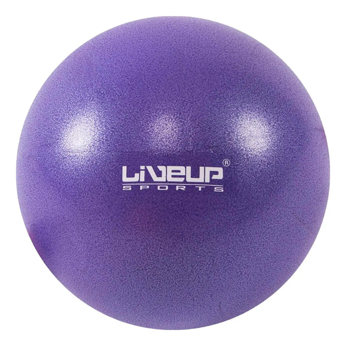 Mini Pelota Pilates Yoga Gym 20cm Liveup Plateado
