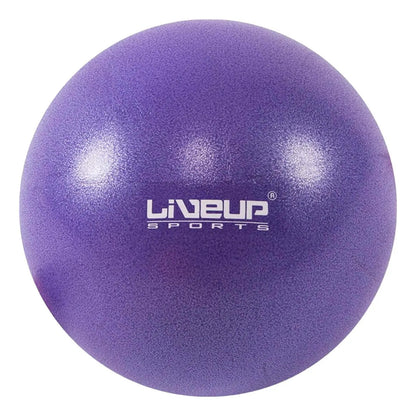 Mini Pelota Pilates Yoga Gym 20cm Liveup Plateado