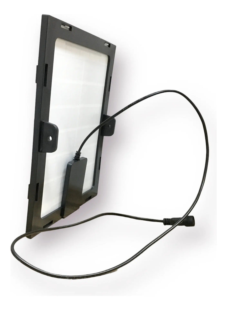 Lámpara Solar De 80w Para Exteriores Ripcolor - Blanco/negro