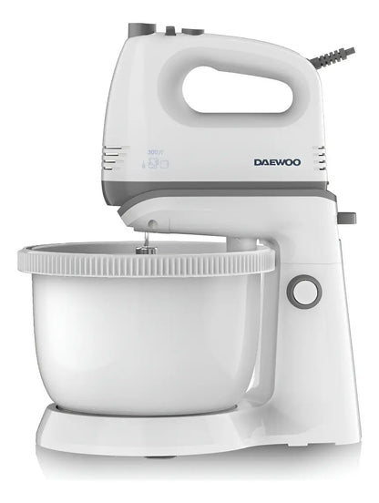 Batidora Bowl Giratorio Daewoo 5 Vel 3,4 L - Blanco 50 Hz