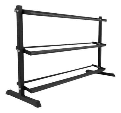 Soporte De 3 Niveles Para Mancuernas Rhino - Negro
