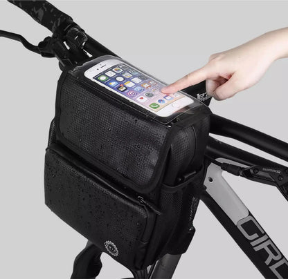Bolso Bicicleta Impermeable Pantalla Táctil Del Inbike Negro