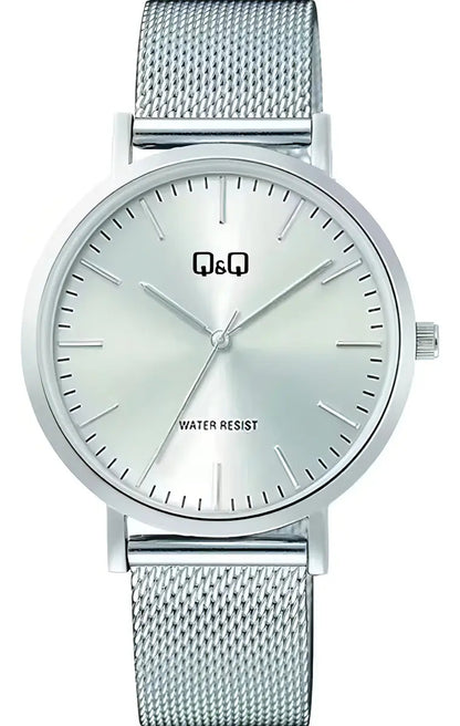 Reloj Q&q Metal Hombre 40mm C34a-004py - Plateado