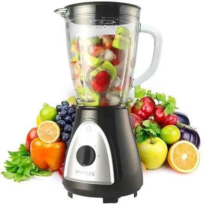 Licuadora Smartlife Jarra Vidrio 1,5 L 400w Bl1008b Negro