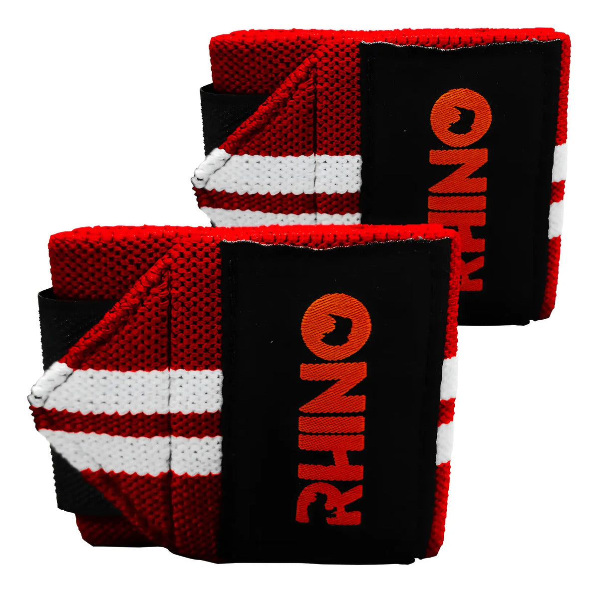 Muñequeras Par Straps Xfit Con Pesas Rhino - Rojo