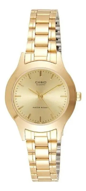Reloj Casio Metal Dama 28mm Ltp-1128n-9a - Dorado
