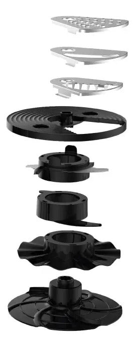 Multiprocesadora Smartlife 800-1000w 2 Vel Sl-fp9089 Plateado