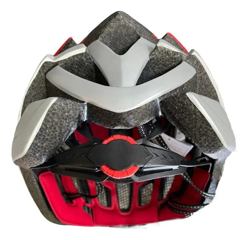 Casco Bicicleta Ultraligero Montaña Con Lente Inbike Gris Unitalla