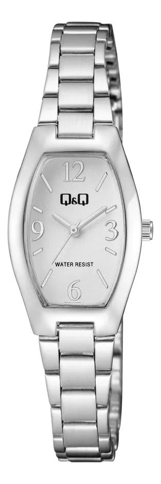 Reloj Q&q Metal Dama 22mm Q06a-001py - Plateado