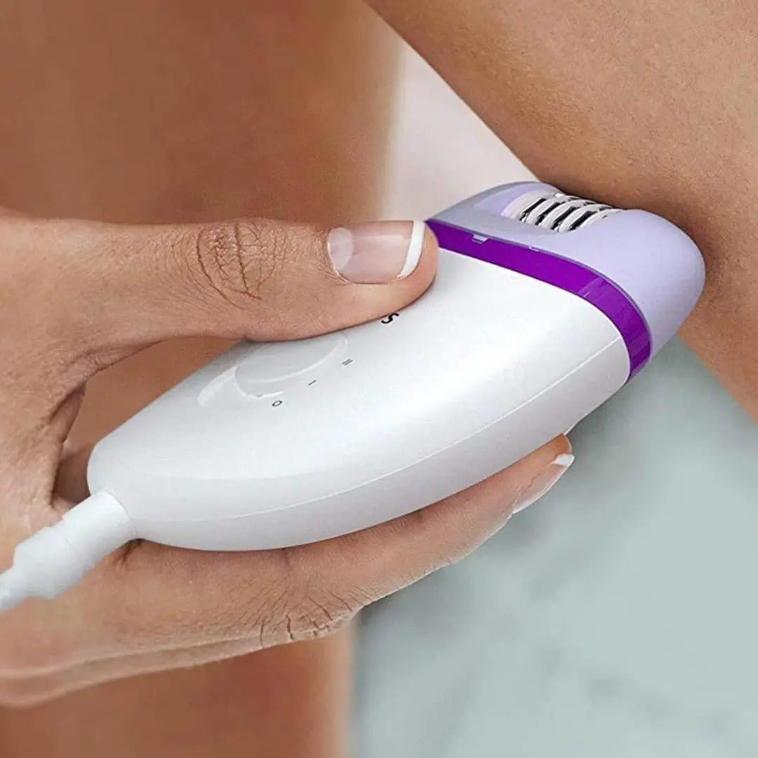 Depiladora Philips Satinelle Essential Bre225/0 - Blanco/morado