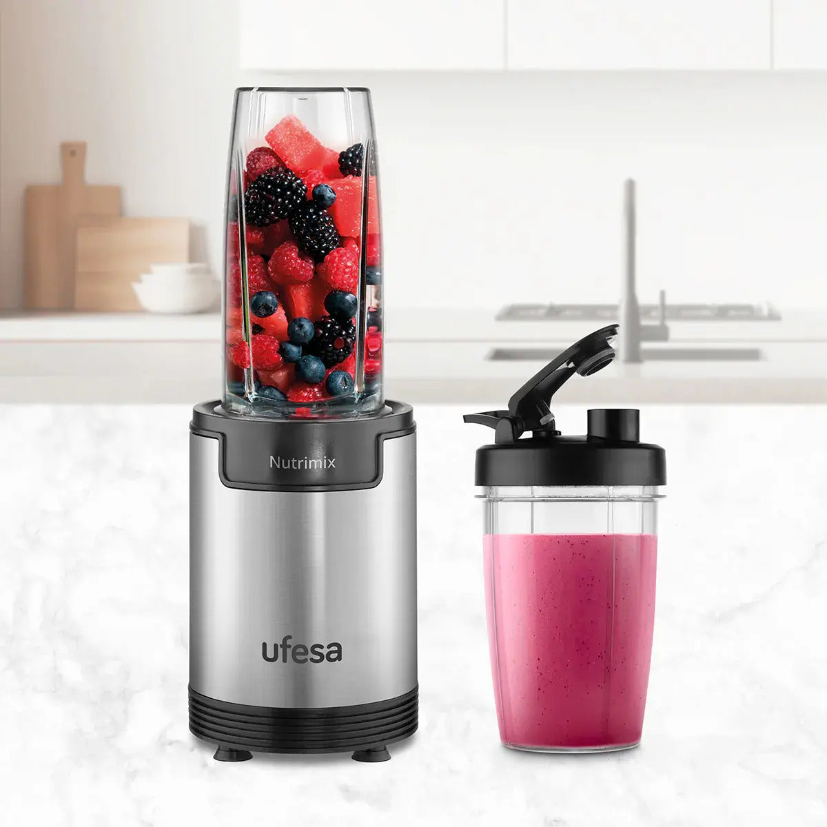 Licuadora Personal Bs Nutrimix Ufesa 900w - Gris