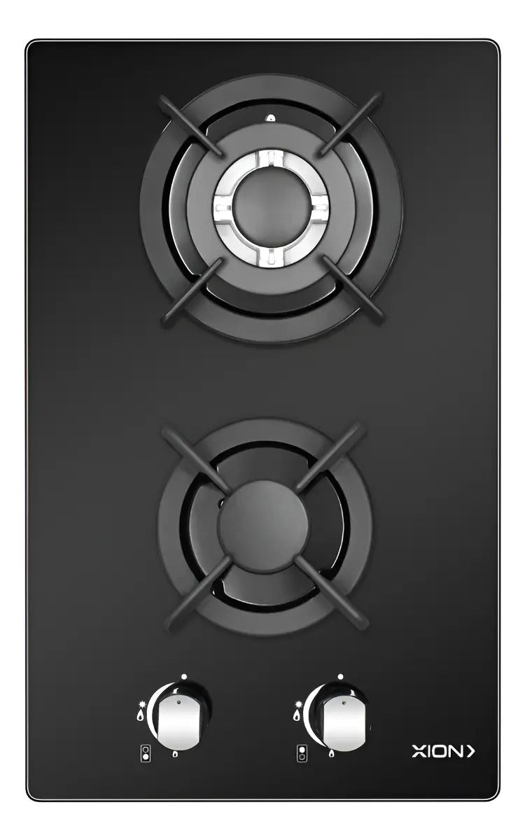 Placa A Gas Xion 2 Hornallas Xi-gh22tgl - Negro